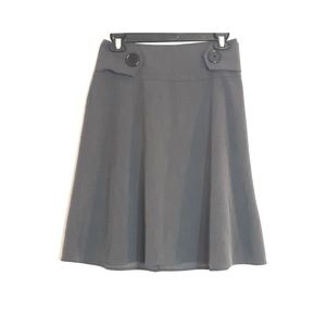 Spring Street gray button skirt